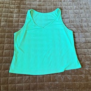 Athletic v neck tank